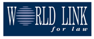 Small, blue World Link For Law logo