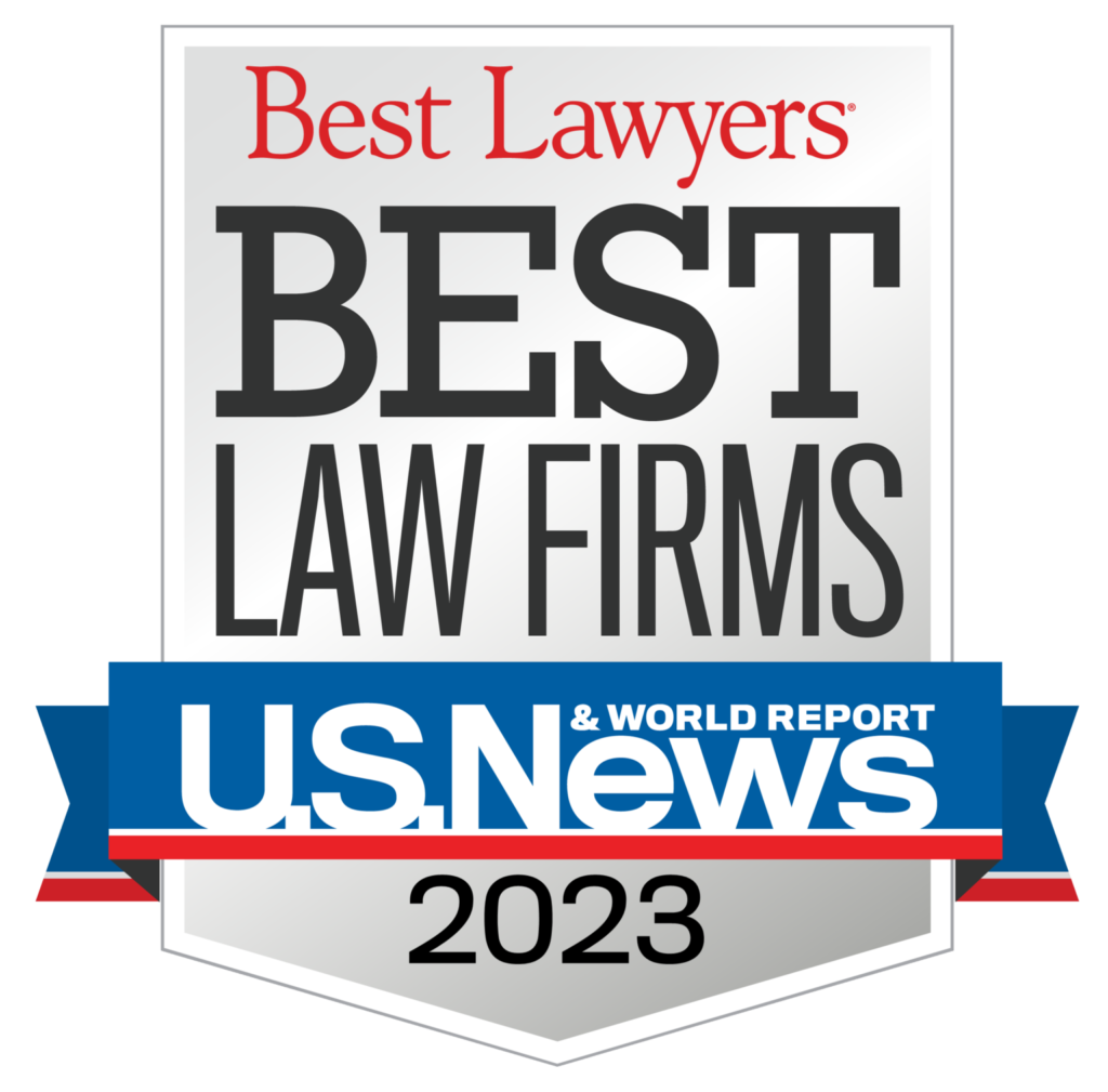 U.S. News Best Law Firms 2023 Award Badge